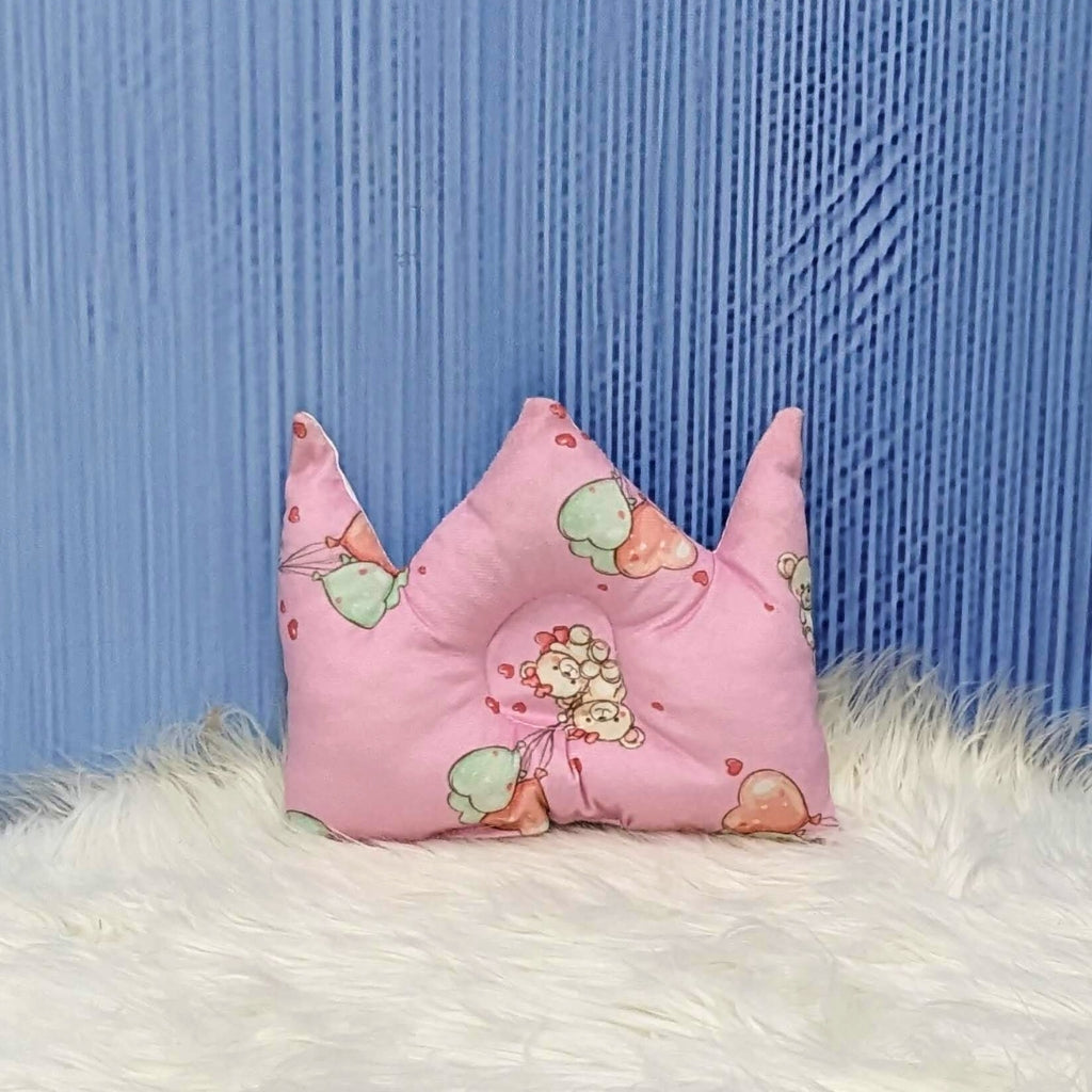 Premium Velvet Teddy Love Bedding Set - 8 Pieces (Pink) | Large