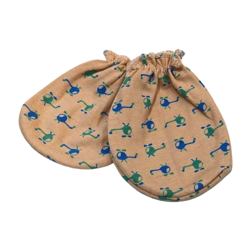Newborn Cotton Baby Mittens – Unisex