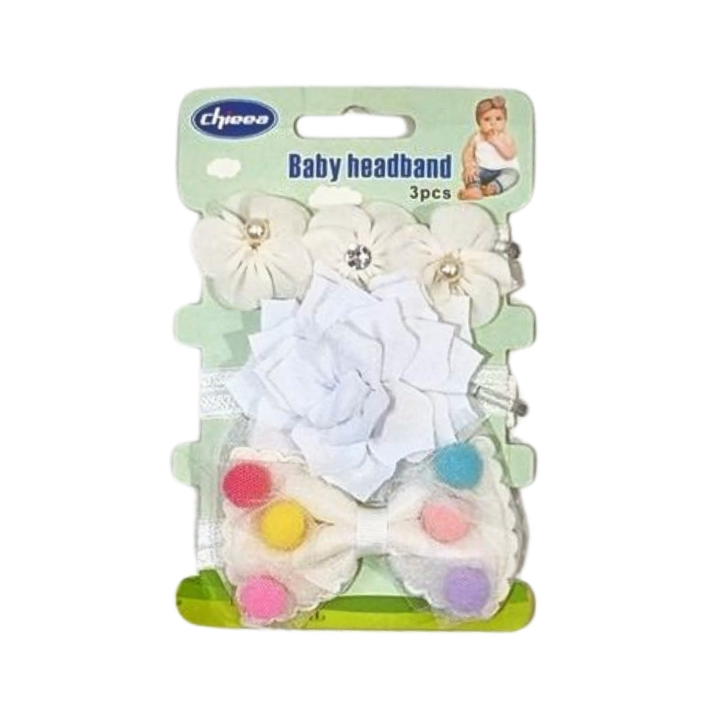 Chicoo 3-Piece Baby Headband Set