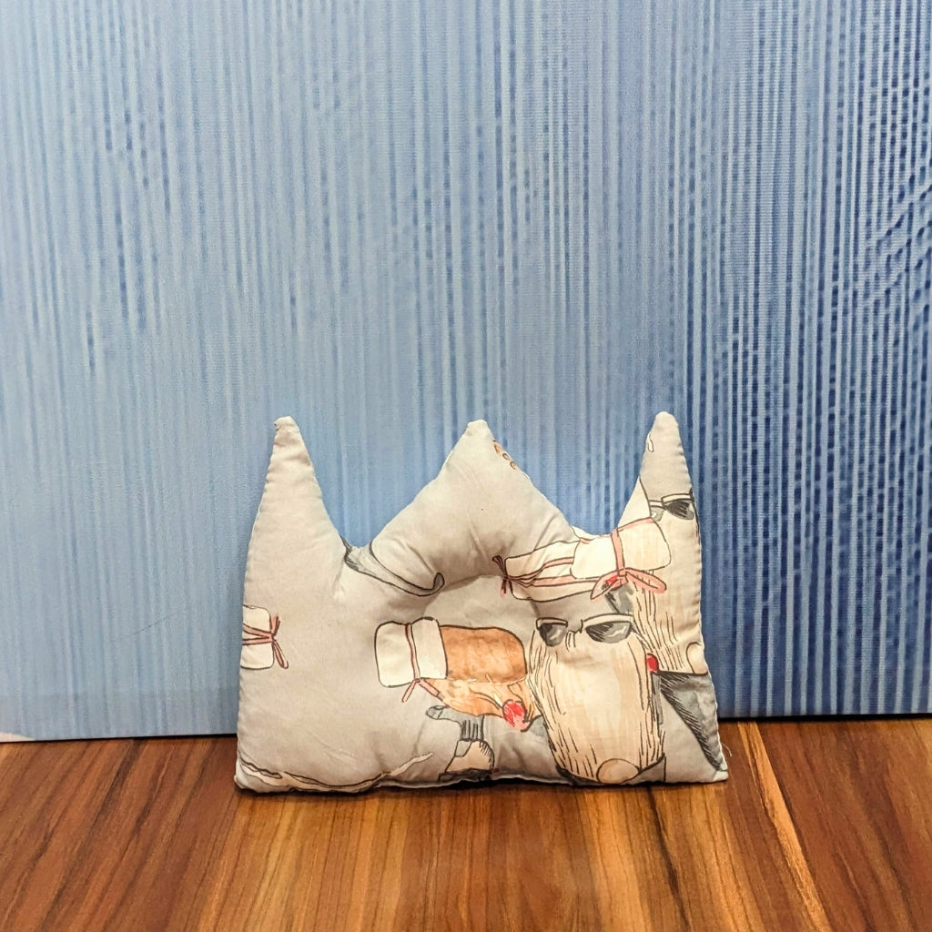 Grey Snowman Baby Bedding Set - 8 Pieces (Large)