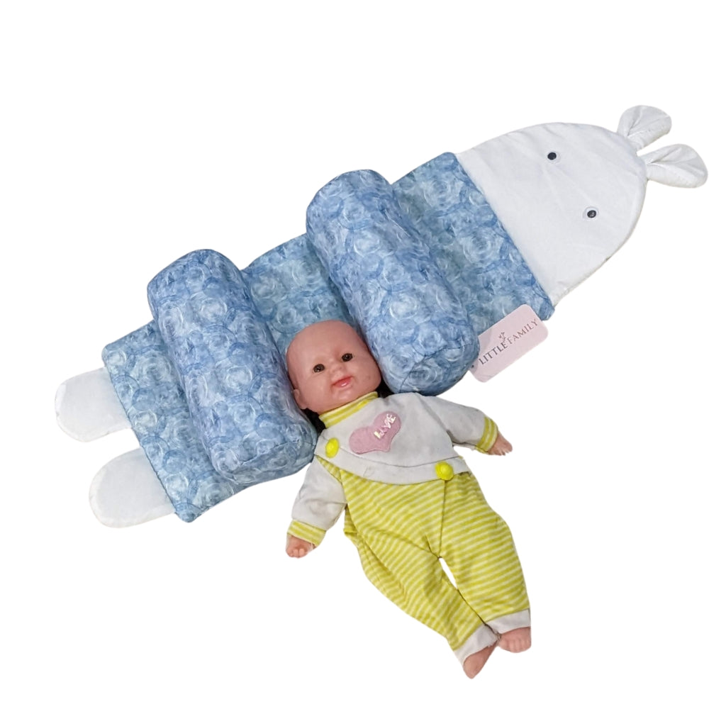 Ocean Blue Baby Head Shaping Pillow – Ergonomic Support
