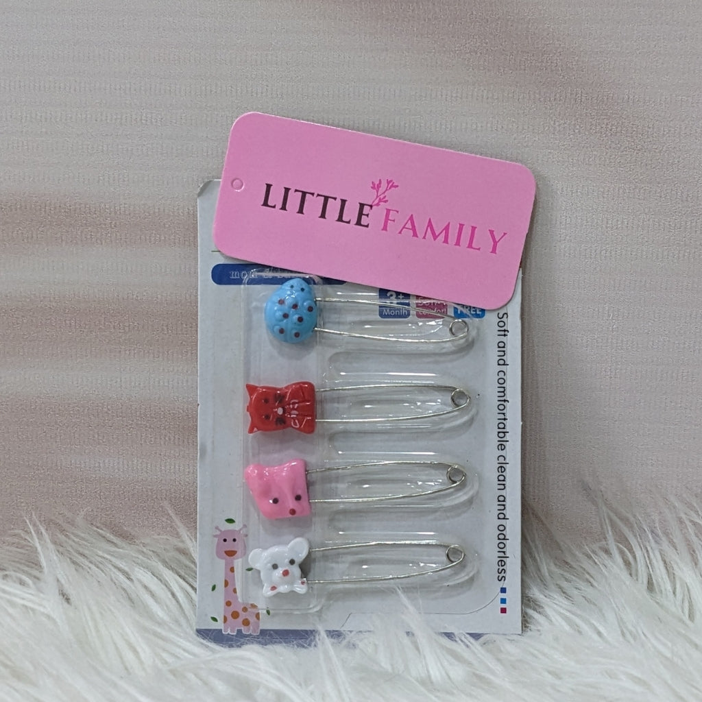 Premium BPA-Free Baby Safety Pins Set (4 Pieces)