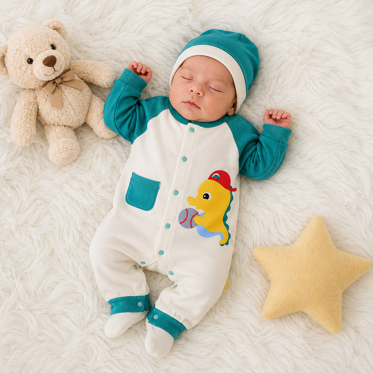 Sea Horse Winter Romper