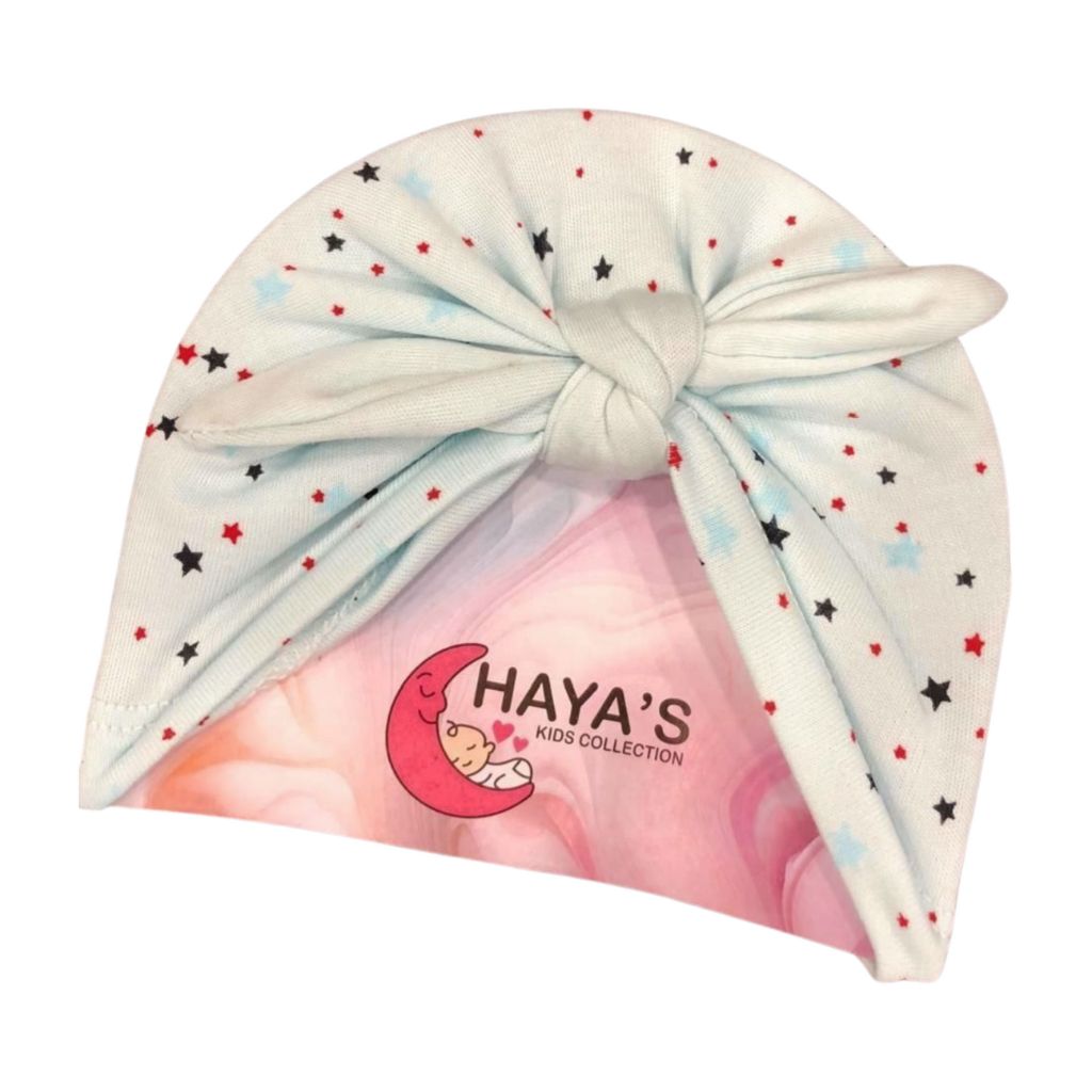 Printed Baby Turban Caps