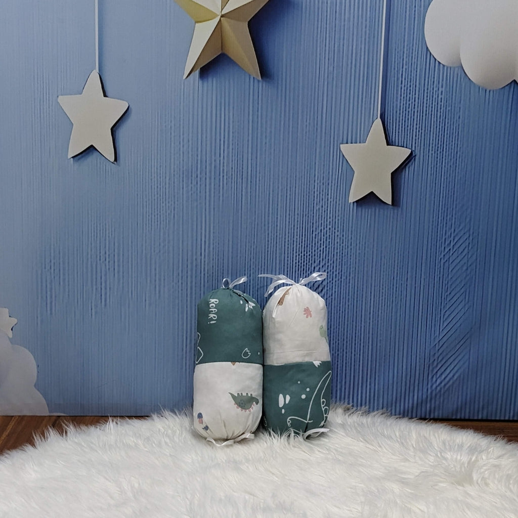 Dino Buddies Baby Bedding Set - 8 Pieces | Large