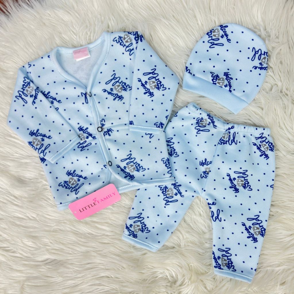 Premium 3-Piece Fleece Outfit Set – Pack of 3
