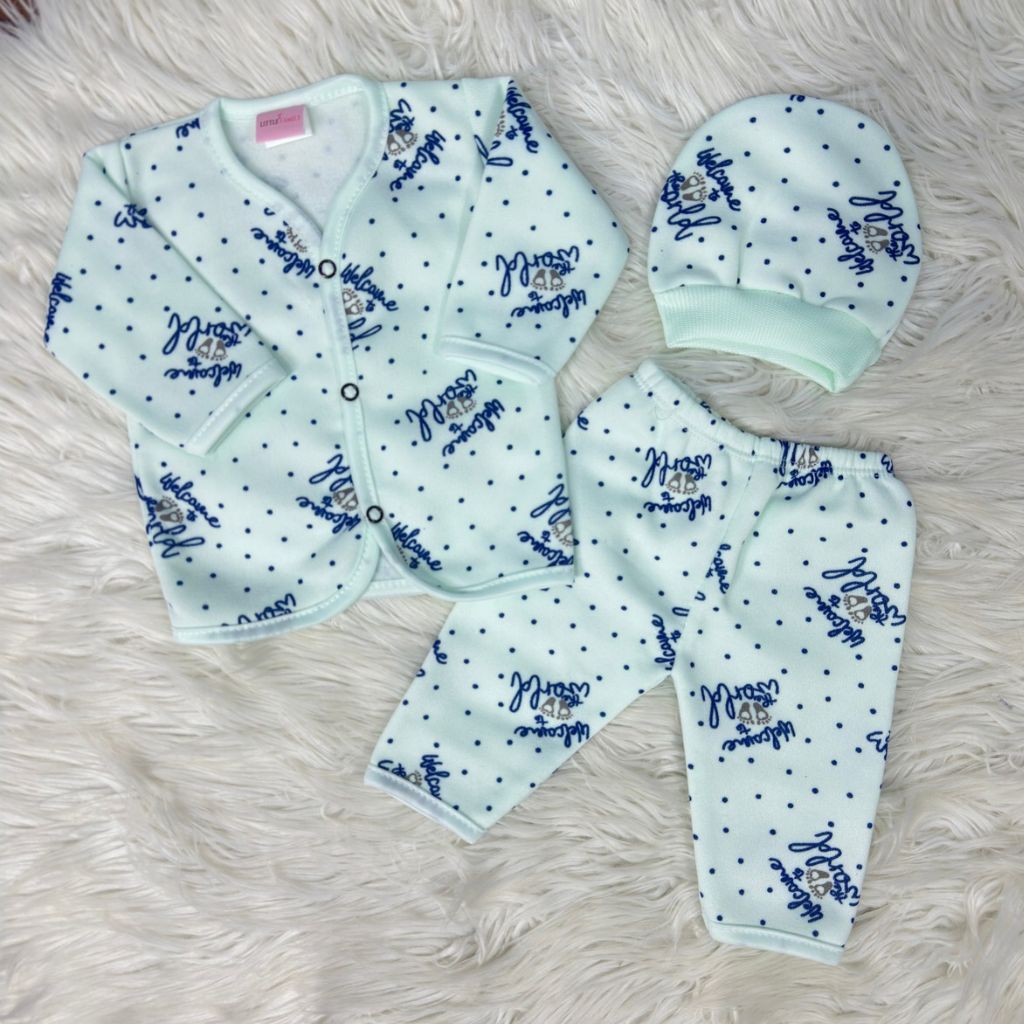 Premium 3-Piece Fleece Outfit Set – Pack of 3