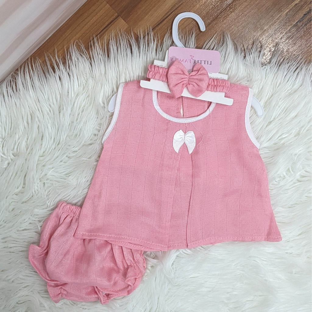 Premium Baby Frock Set with Nappy