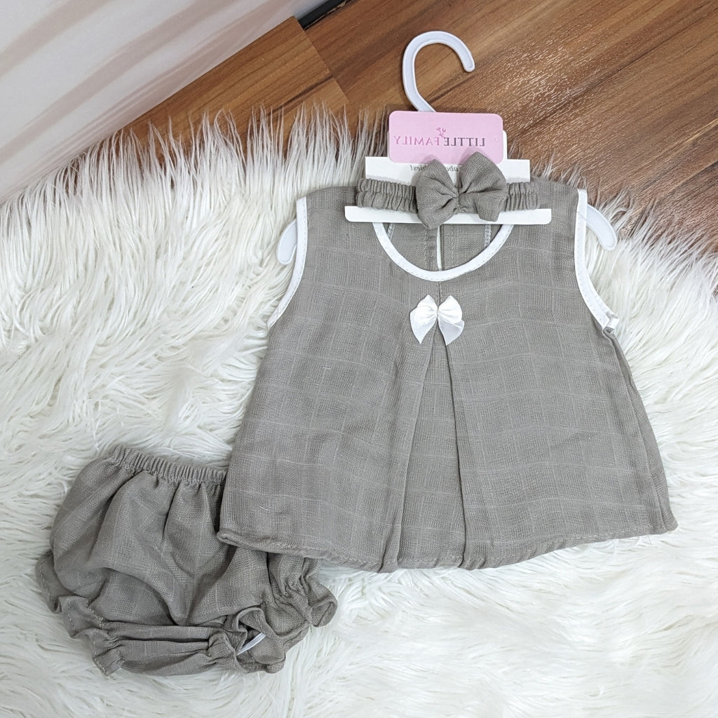 Premium Baby Frock Set with Nappy
