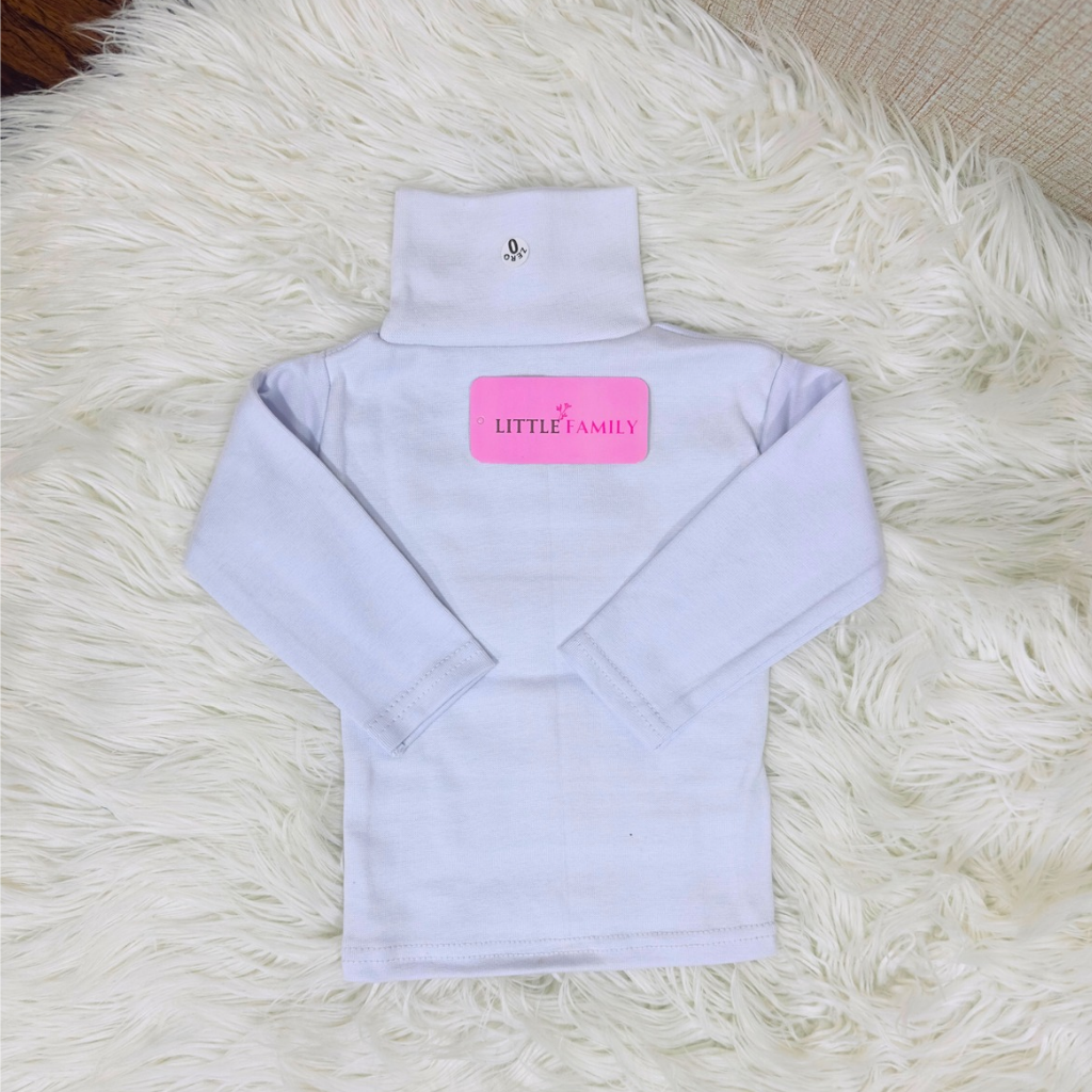 Baby Full-Sleeve High Neck – Baby Blue
