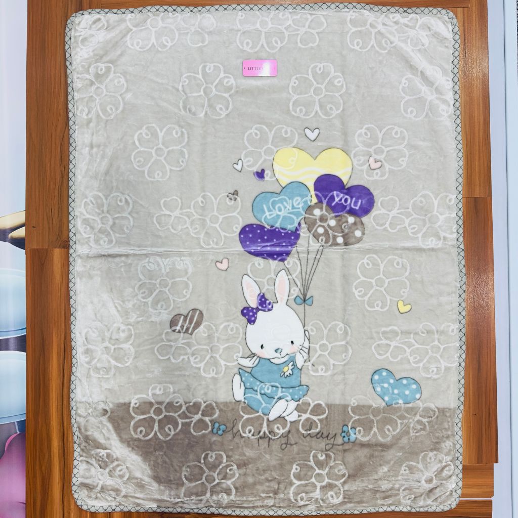 Premium Baby Soft Blanket – Bunny Love