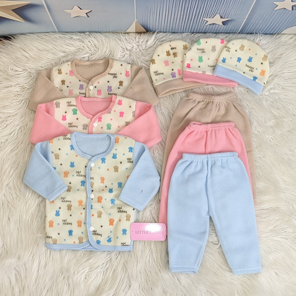 Newborn Winter Baby 3-Piece Outfit Set