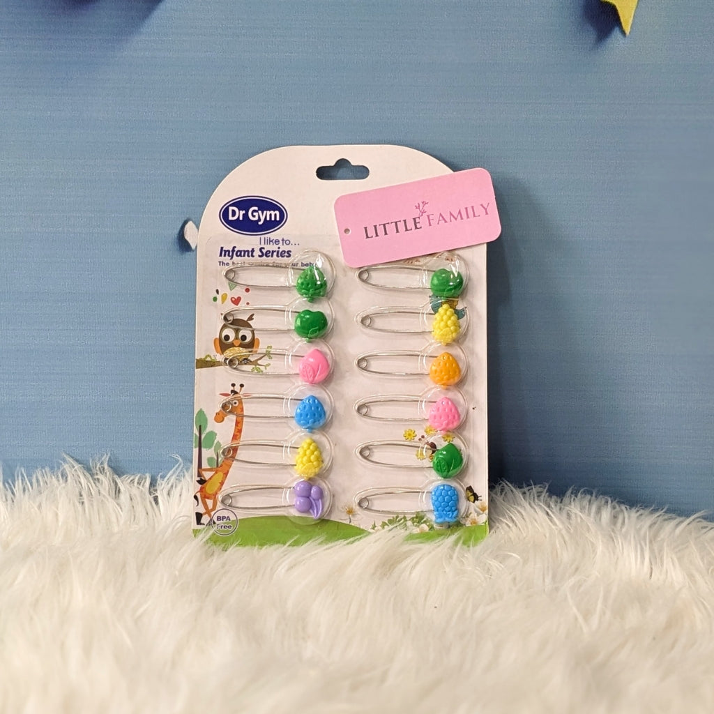 Premium BPA-Free Baby Safety Pins Set (12 Pieces)