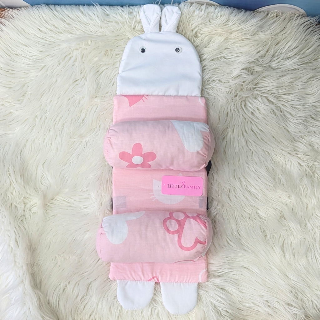 Soft Pink Baby Head Shaping Pillow – Ergonomic Support