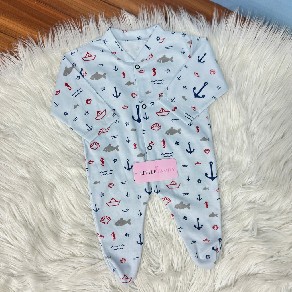 Pack of 3 Premium Baby Full-Body Rompers – Gentle & Breathable