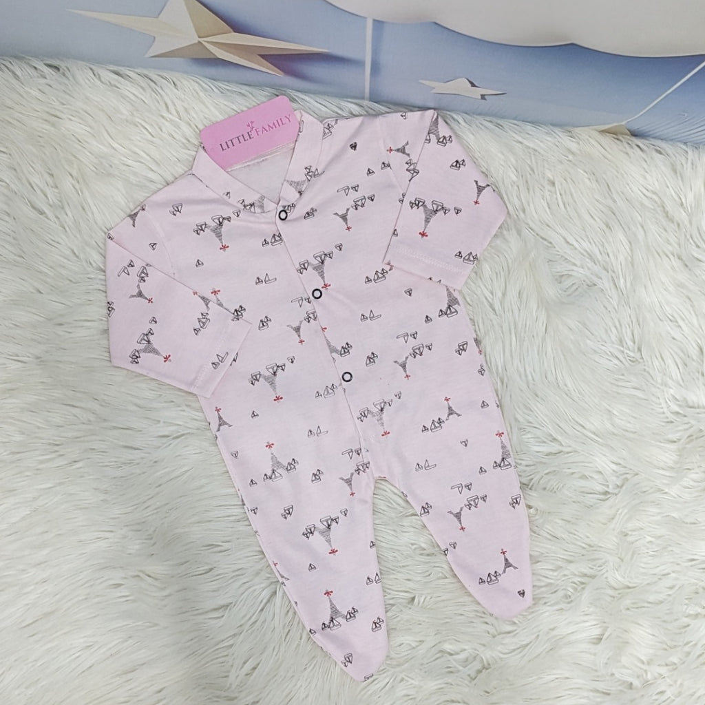 Pack of 3 Premium Baby Full-Body Rompers – Gentle & Breathable