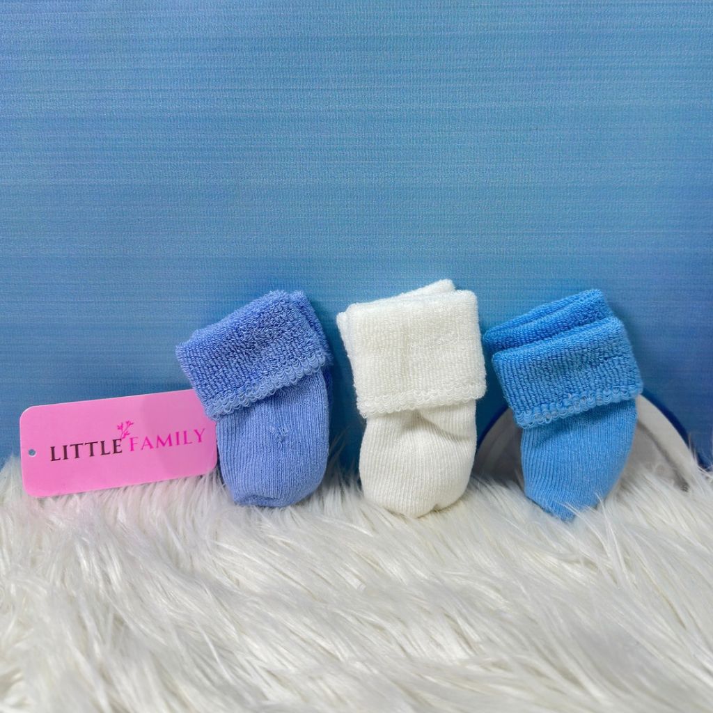 NewBorn Baby Winter Socks Set (3-Pair Pack) - Soft Tones
