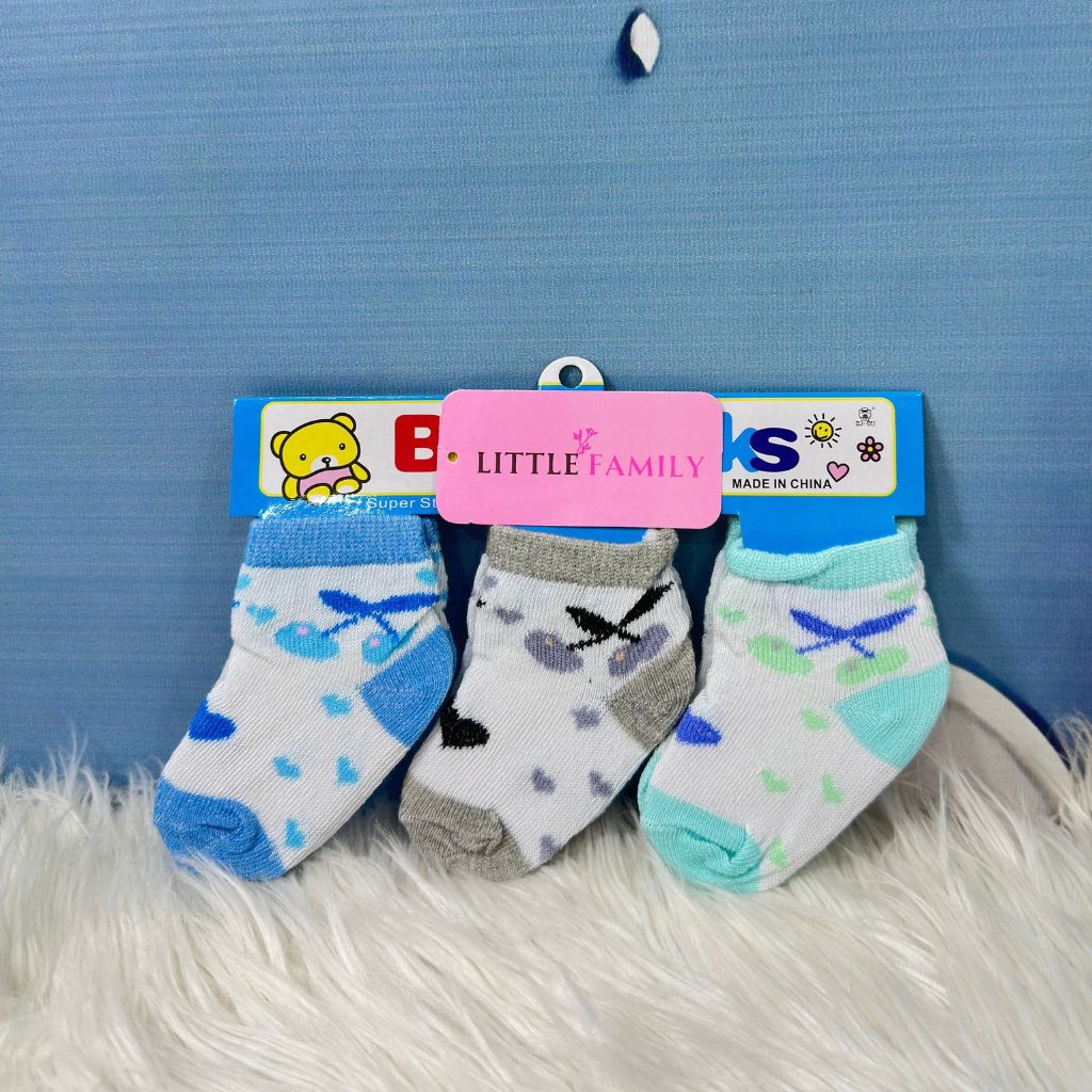 NewBorn Baby Socks Set (3-Pair Pack) - Sweet Hearts