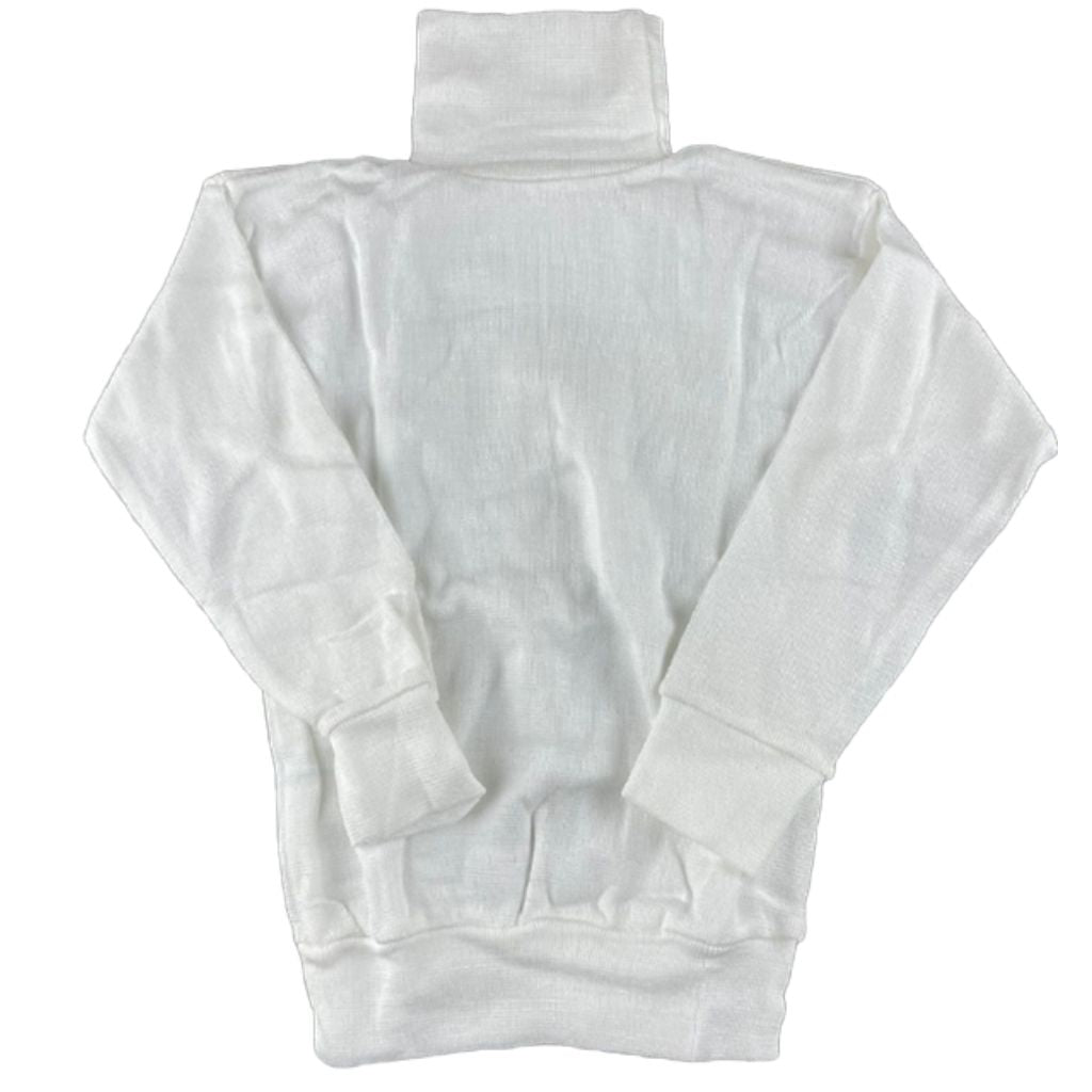 Baby Winter High-Neck Sweater – White