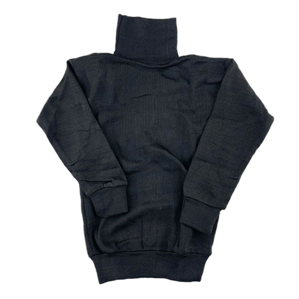 Baby Winter High-Neck Sweater – Black