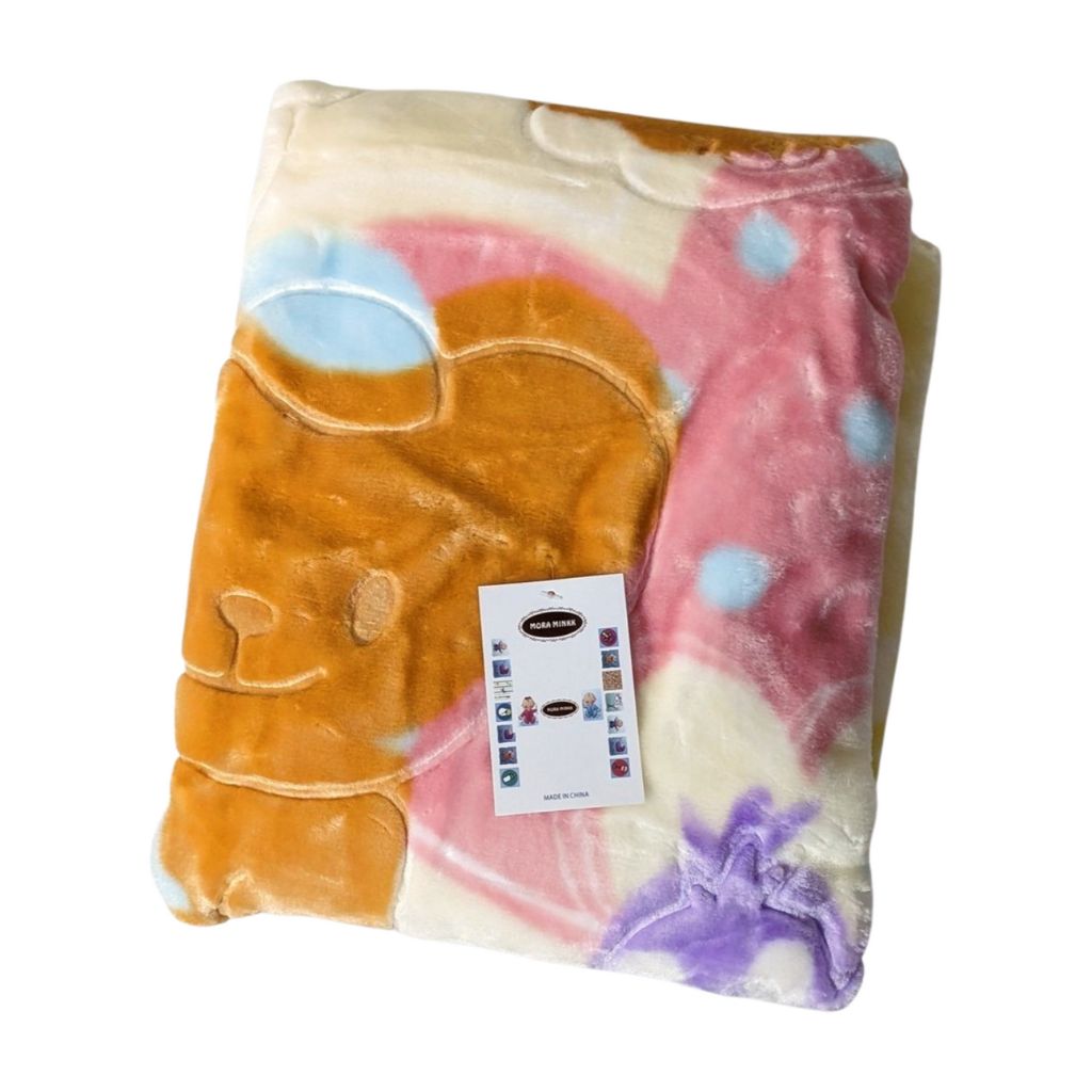 Baby Blanket – Bear Design All-Season Comfort