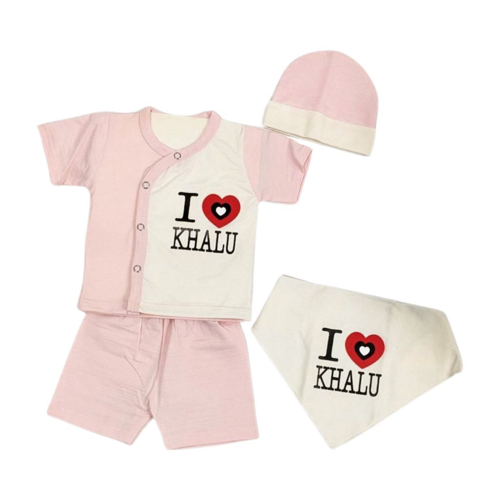 Khalu Loves Me – 4-Piece Newborn Gift Set