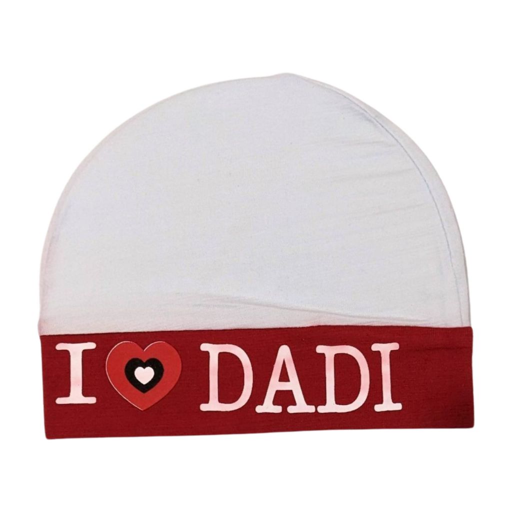 "I Love Dadi" Baby Cap – Soft & Adorable Headwear