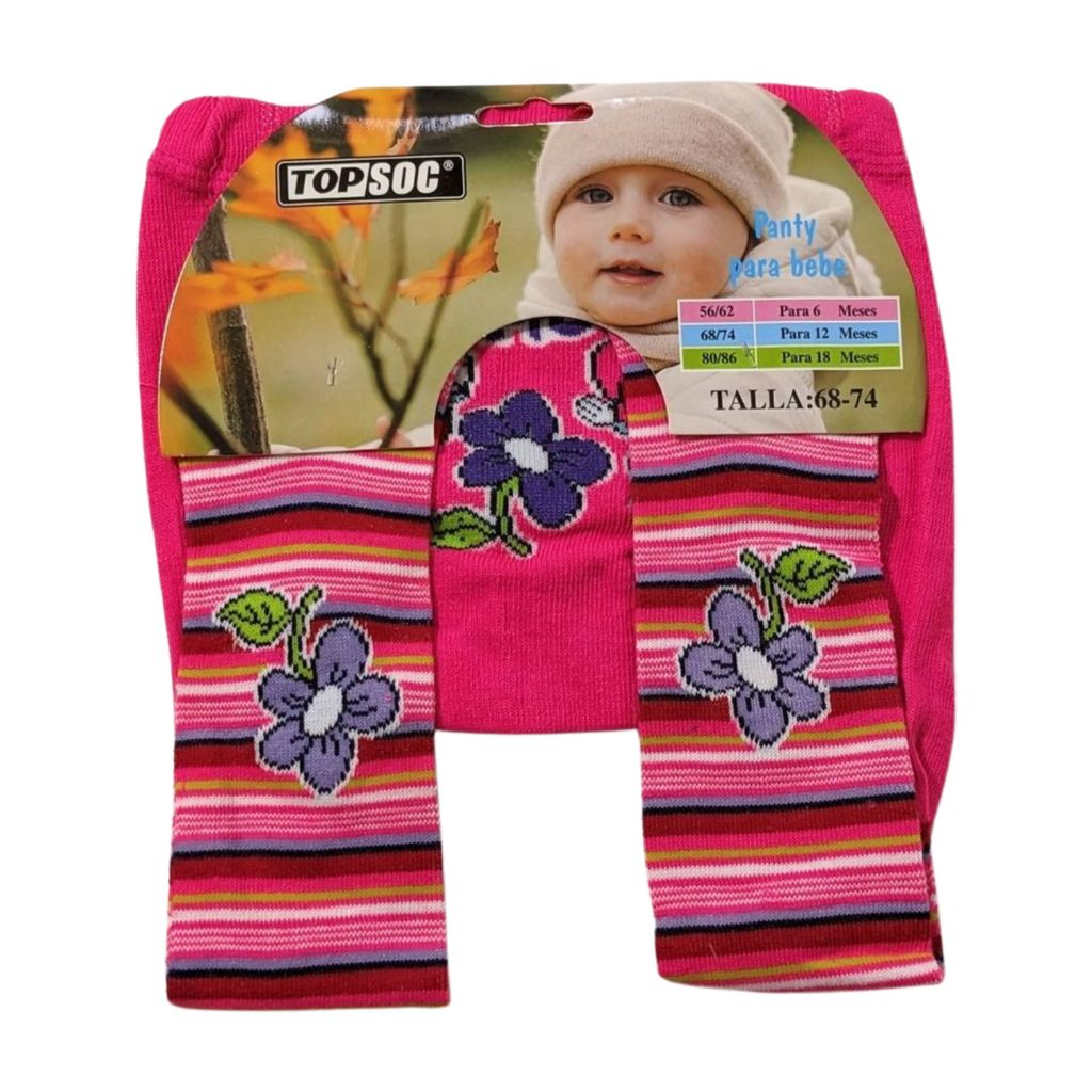 SnuggleDots Baby Tights - Floral Pattern