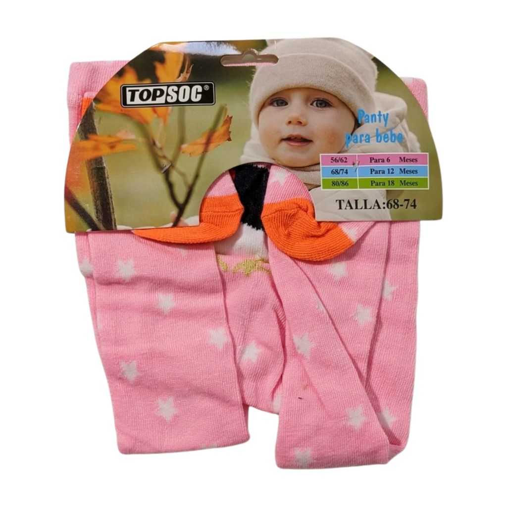 SnuggleDots Polka Dot Baby Tights - Pink Dot