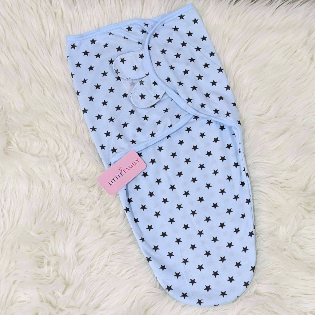 Twinkle Star Baby Swaddle – Blue