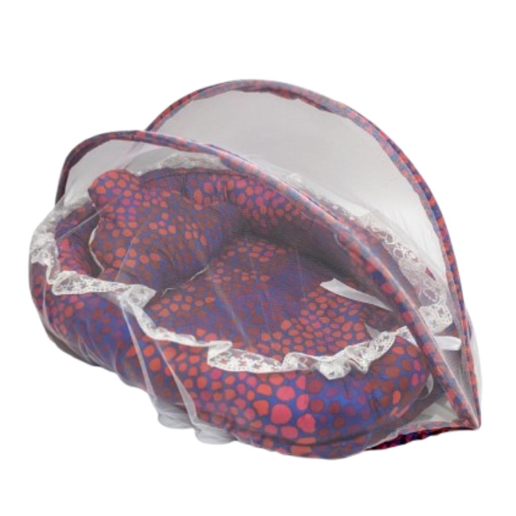 Premium Silk Spider Print Baby Bedding Set - 9 Pieces