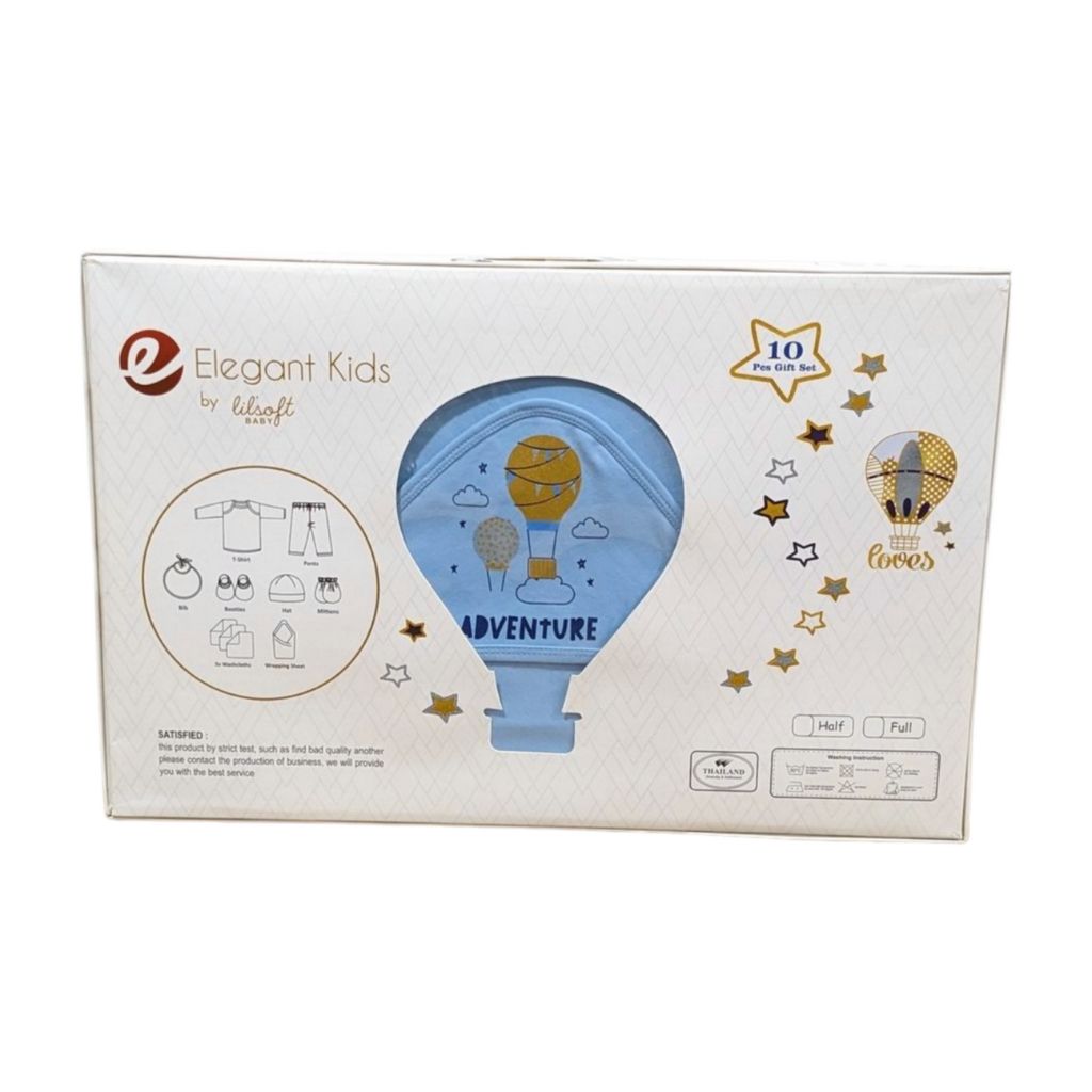 Elegant Kids – 10-Piece Newborn Gift Set “Love Is in the Air” Edition