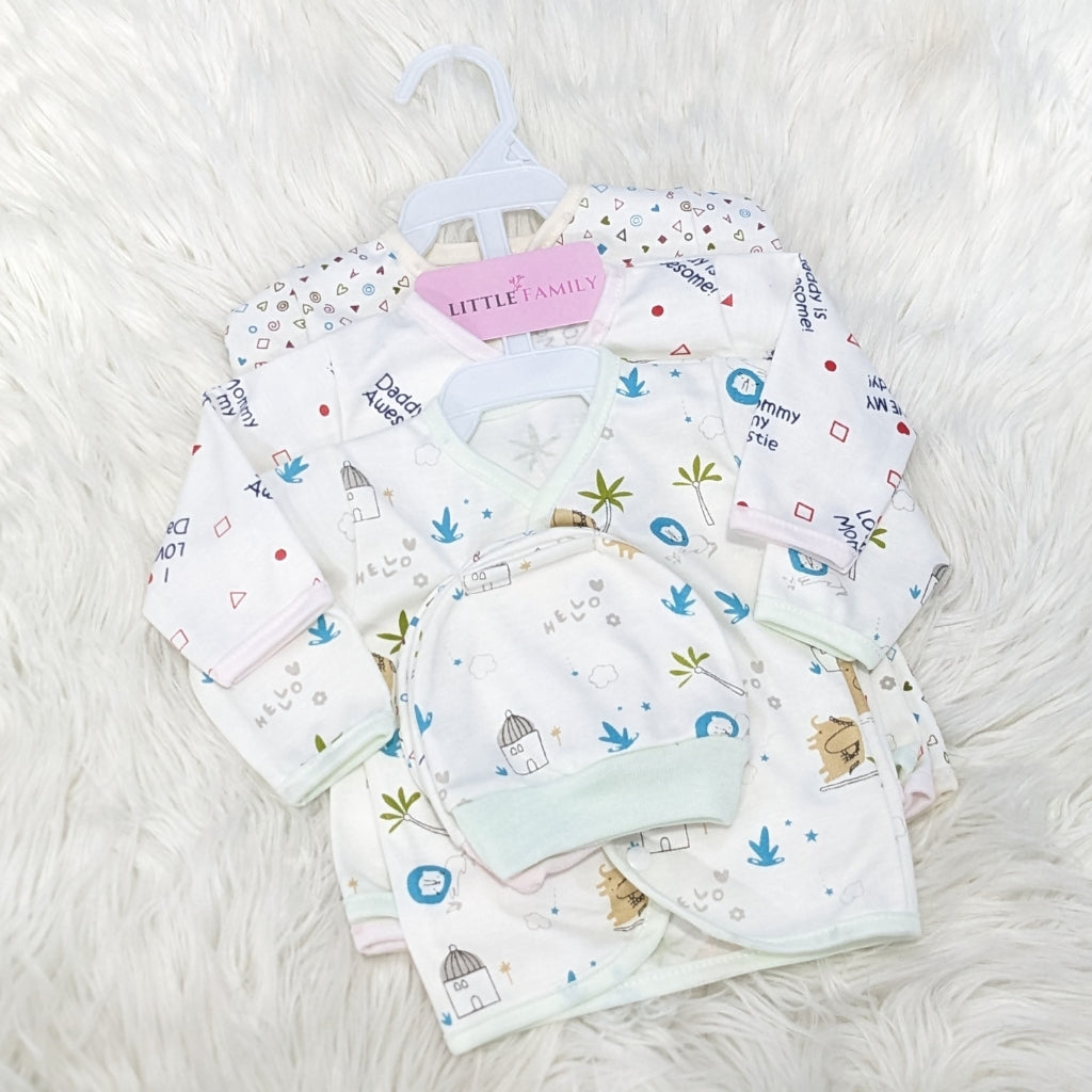 Newborn 3-Piece Cotton Outfit Set – Soft & Breathable