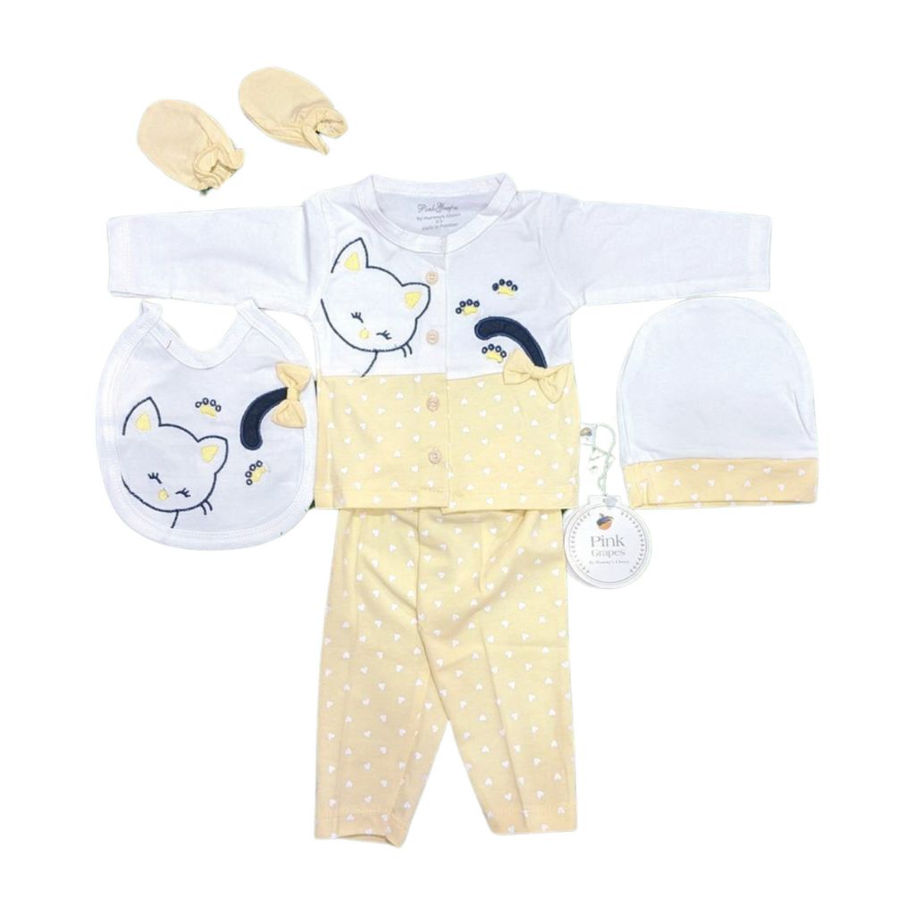Baby Girl 4-Piece Suit Set