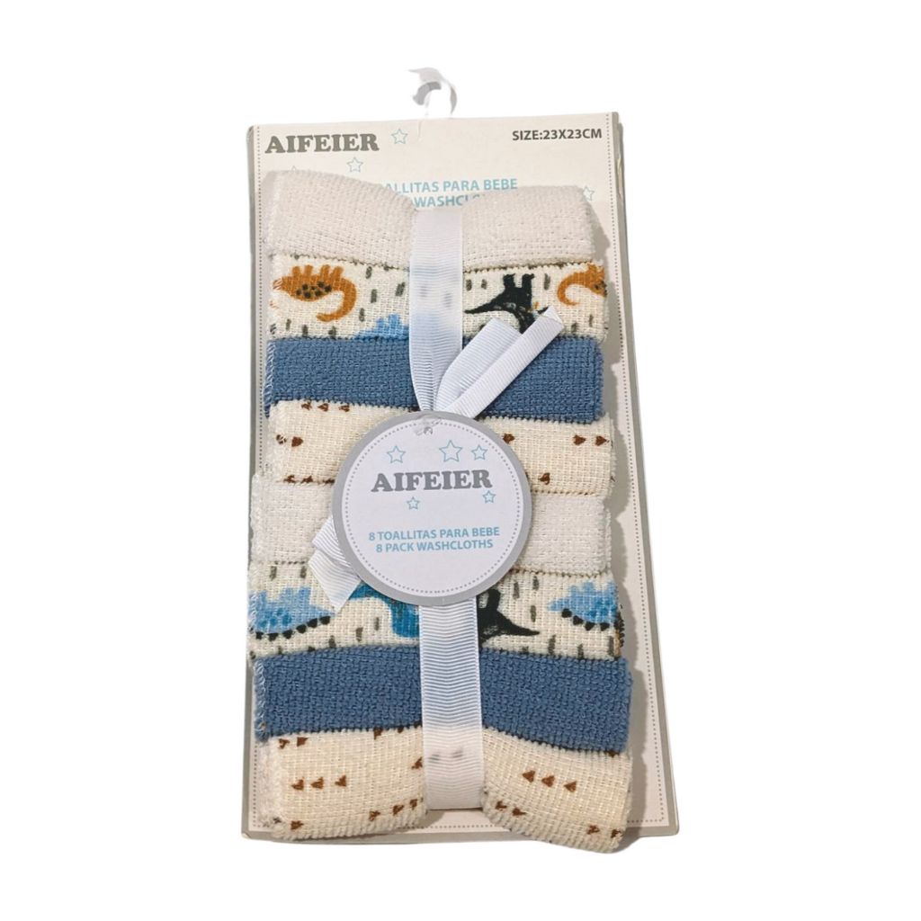 Pack Of 6 Face Towel Set For Baby In Different Colors main image 0