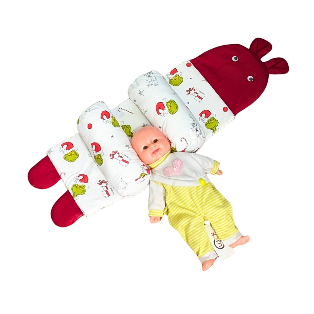 Candy Canes Baby Head Shaping Pillow – Ergonomic Support