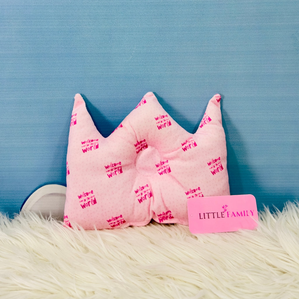 Premium 7-Piece Velvet Baby Bedding Set | "Welcome to the World - Pink