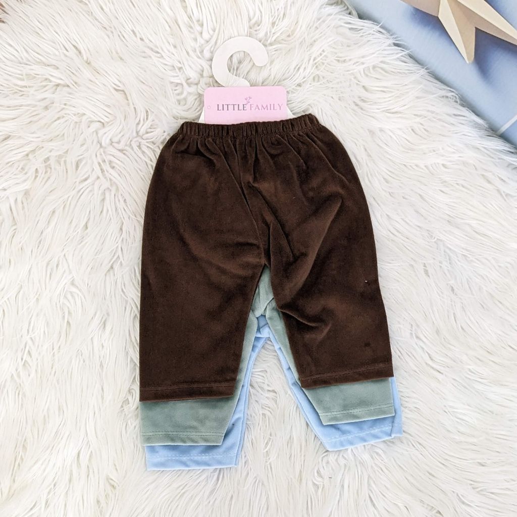 Pack of 3 Velvet Trousers