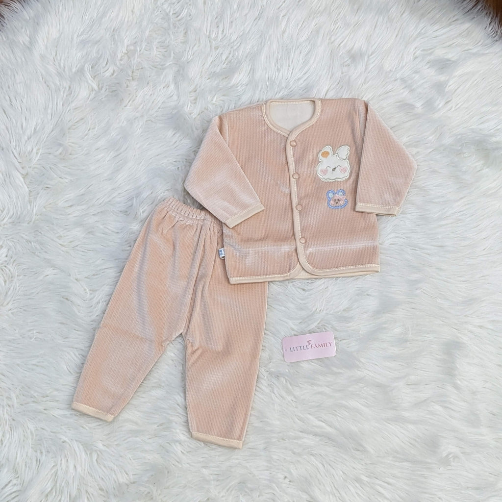 Rabbit Fleece Newborn Winter Set