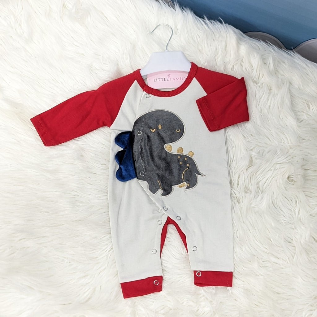 Soft Cotton Baby Dino Romper for Babies – Cute & Comfy One-Piece Suit