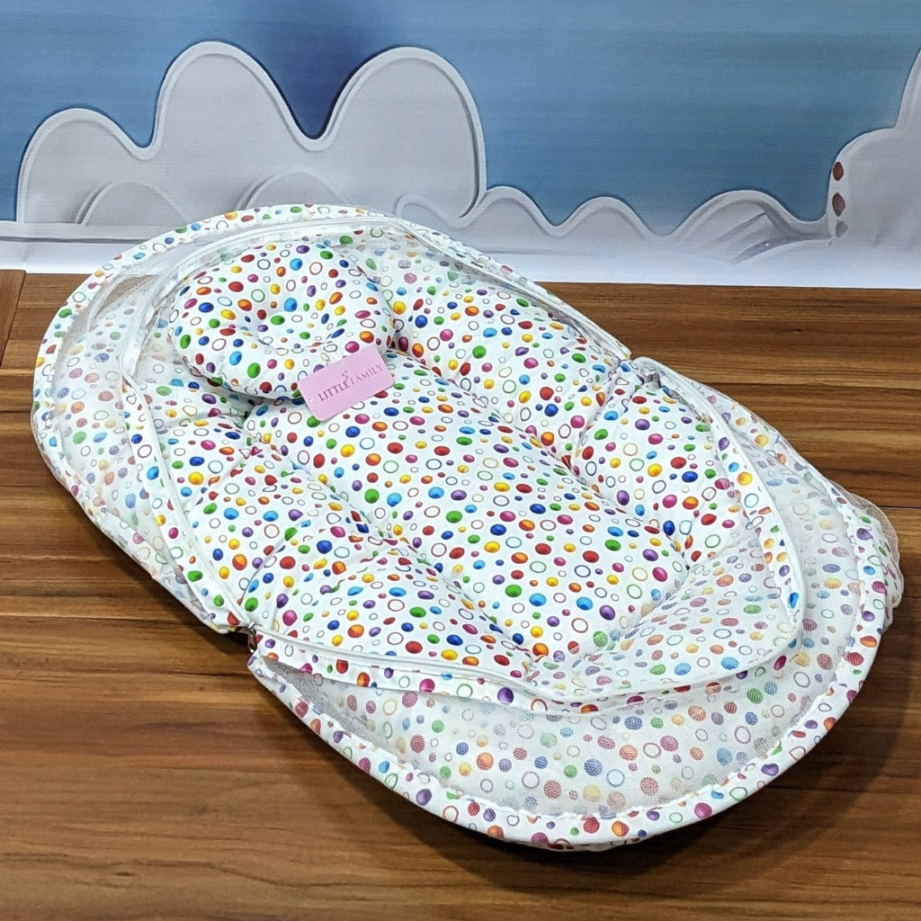 Beans Print Summer Mosquito Net with Pillow