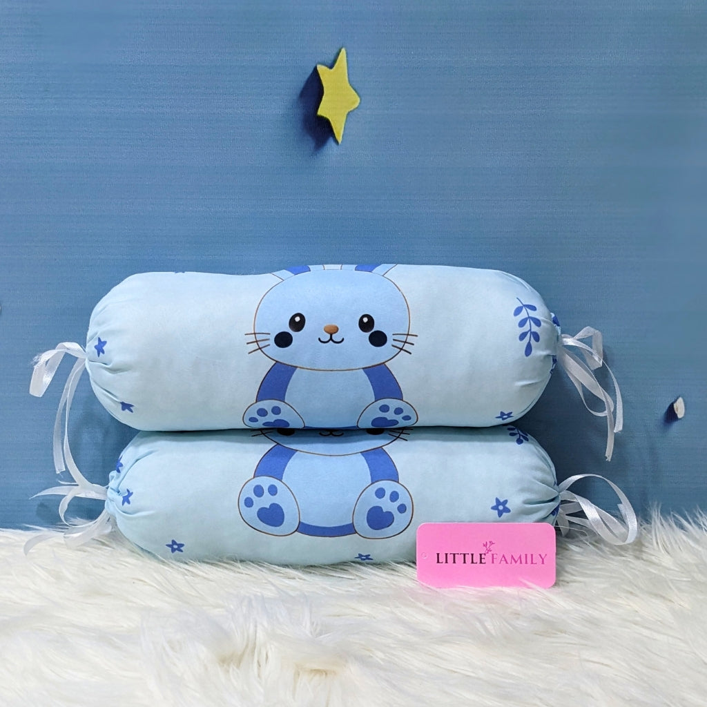 Premium 8-Piece Bunny Baby Bedding Set - Blue