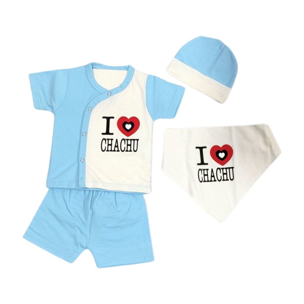 Chachu Loves Me – 4-Piece Newborn Gift Set