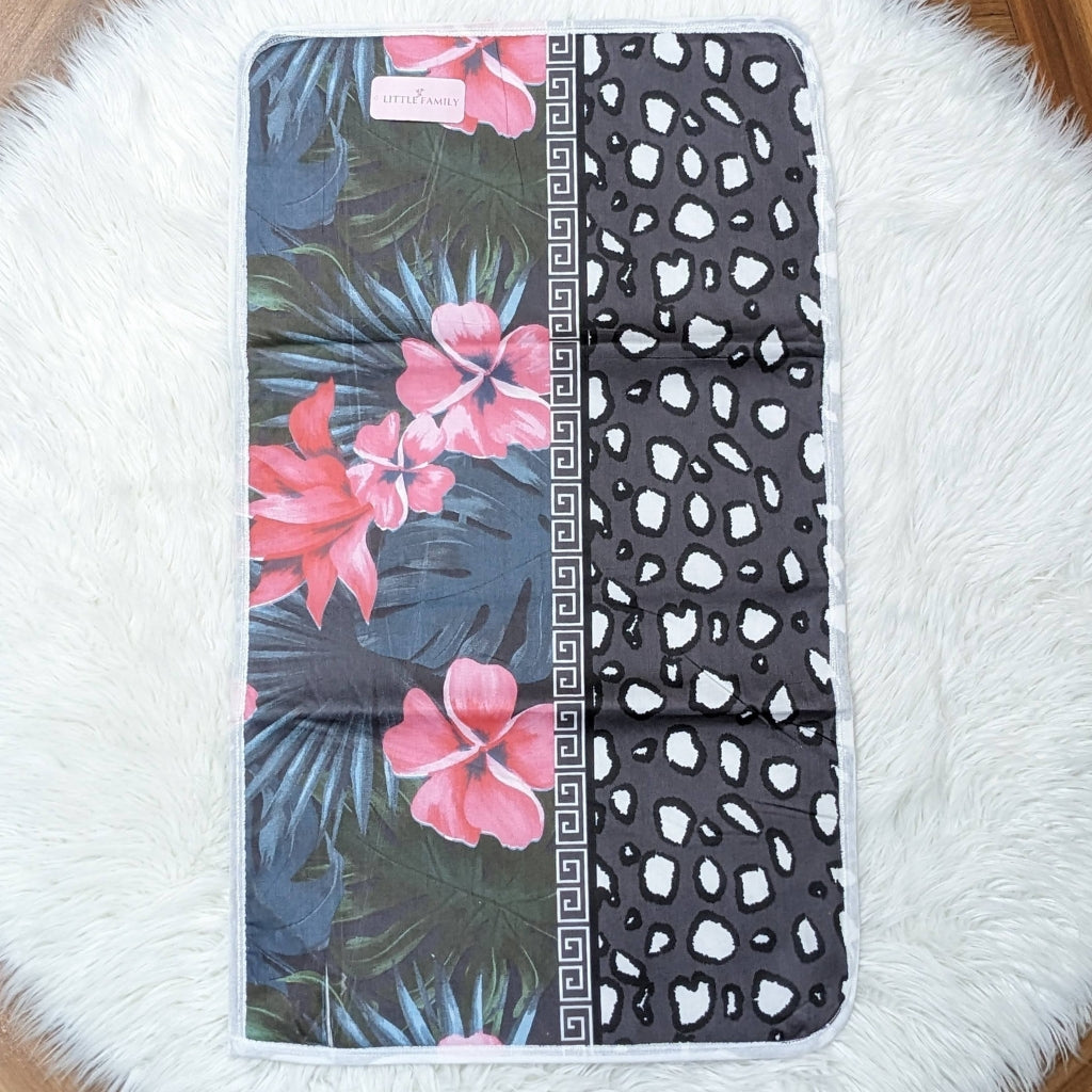 Premium Double-XL Waterproof Baby Diaper Changing Sheet – Rose