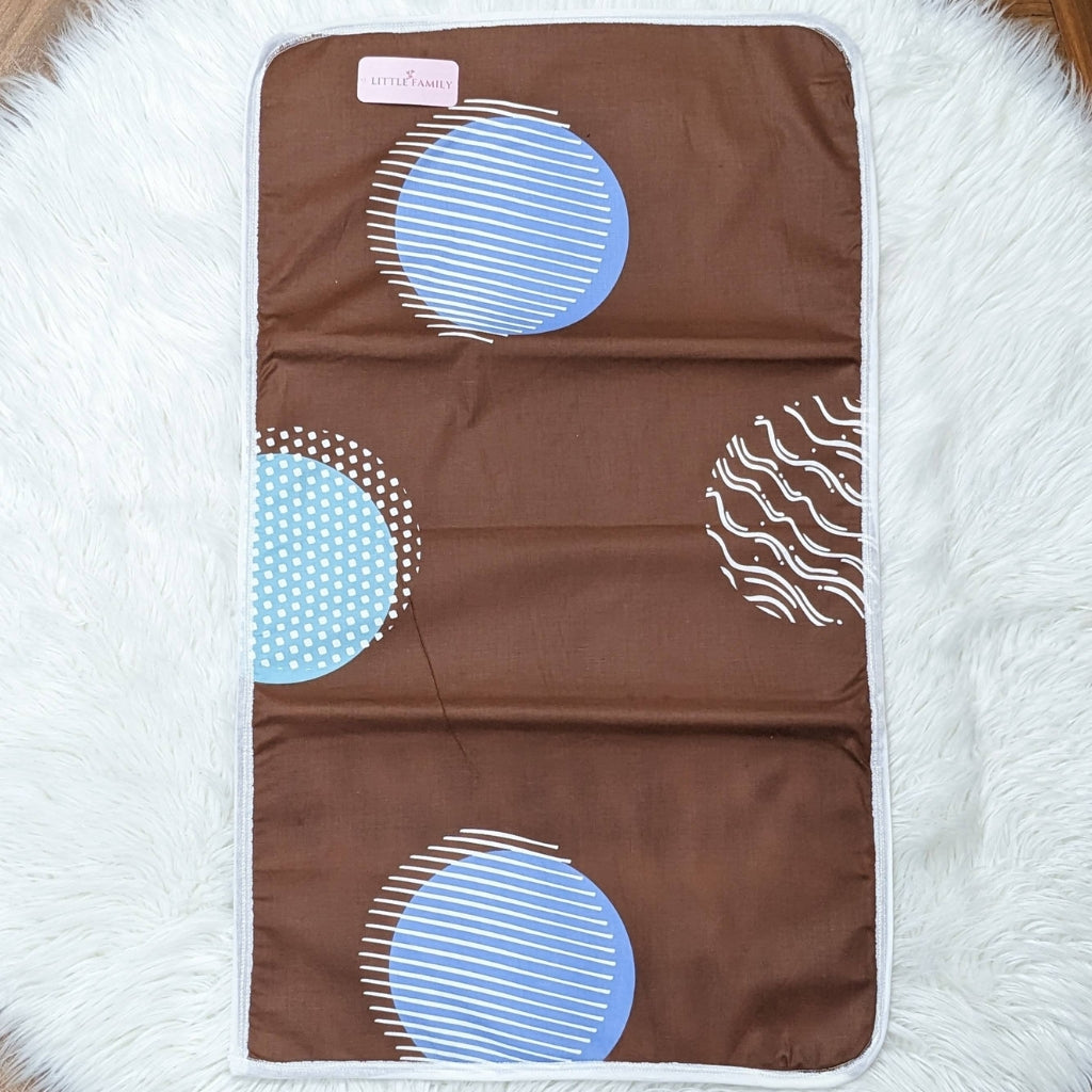 Premium Double-XL Waterproof Baby Diaper Changing Sheet – Brown Shade