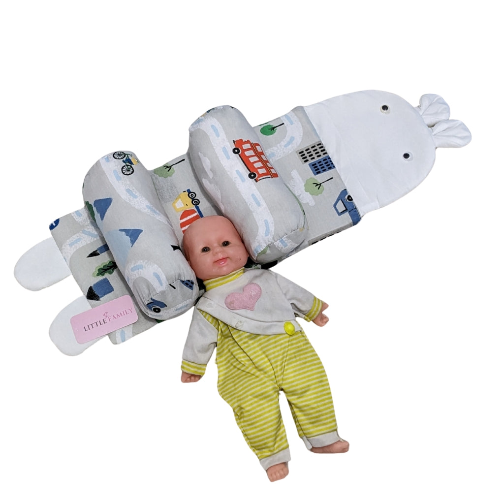 City Theme Baby Head Shaping Pillow – Ergonomic Support