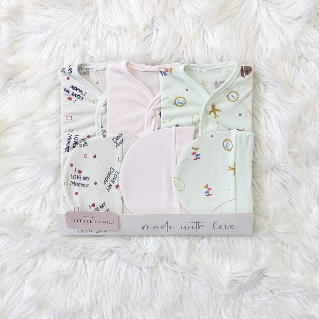 Tiny Astronaut Dreams – 3-Piece Newborn Suit Set