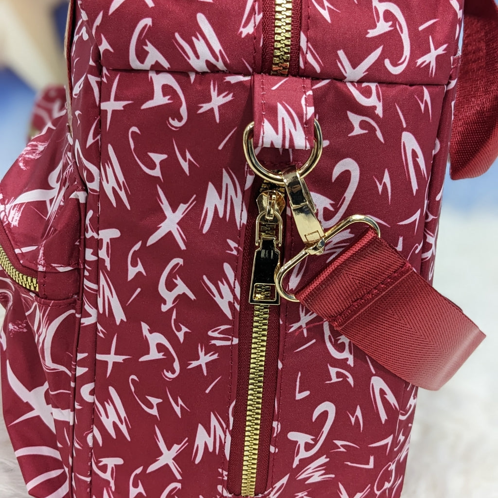 Premium Multi-Functional Diaper Bag | Maroon