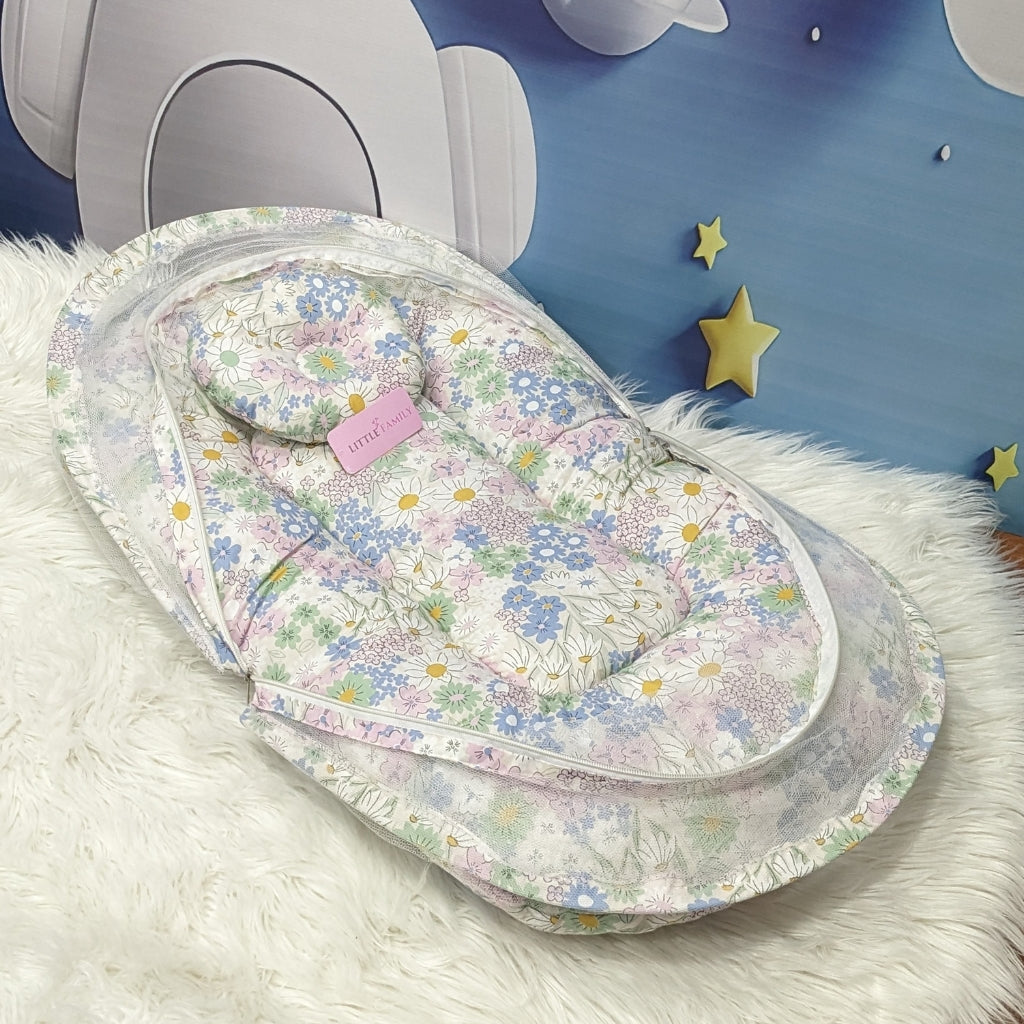 Garden Theme Summer Mosquito Net with Pillow