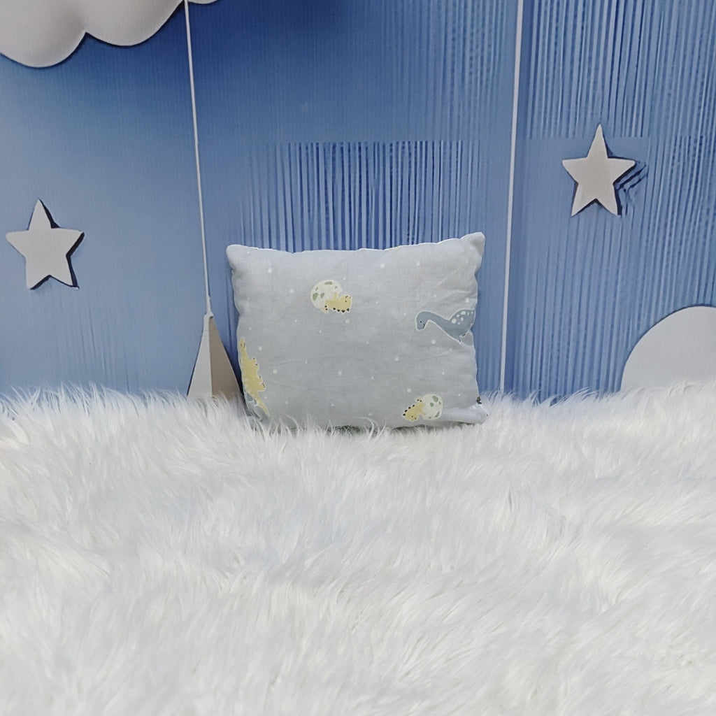 Soft Grey Dino Baby Bedding Set - 8 Pieces (Large)